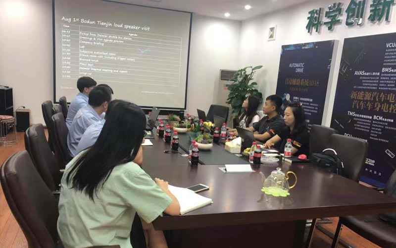 Successful Completion of the Preliminary Inspection by Representatives from Daimler Greater China Investment Co., Ltd. of Our Company's Electroacoustic Business Division